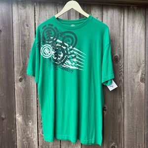 Y2K Element Green Short Sleeve Tee